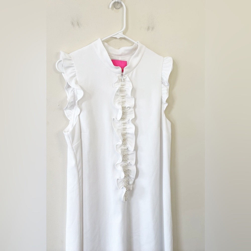 Lilly Pulitzer Adalee Shift Dress Resort White Size 12 - Picture 5 of 10